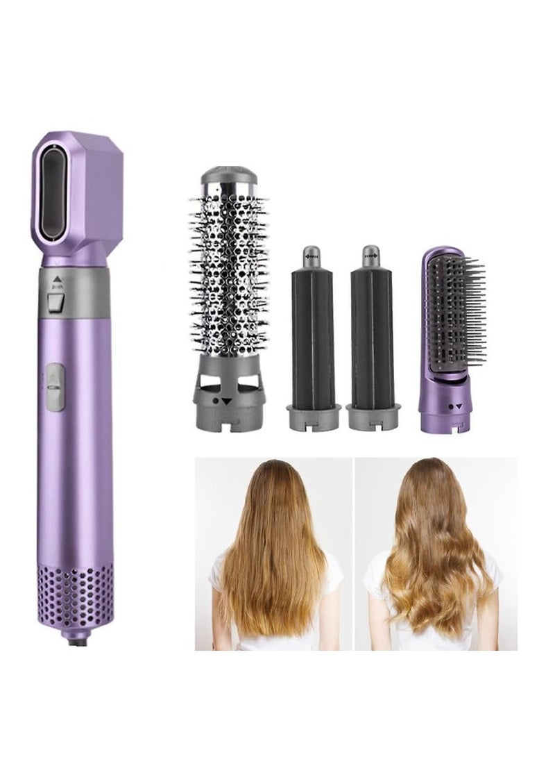 5 in 1 Hot Air Styler Hair Dryer Comb Multifunctional Styling Tool for Curly Hair machine for Straightening Curling Drying Combing - Image 4